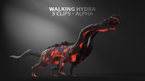 hydra the 3 headed dragon hero pack